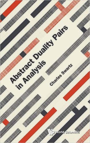 Cover for Abstract Duality Pairs In Analysis