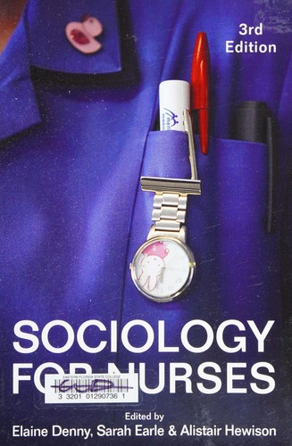 Cover for Sociology for nurses