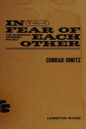 Cover for In fear of each other