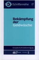 Cover for Bekämpfung der Geldwäsche