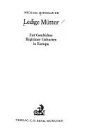Cover for Ledige Mütter