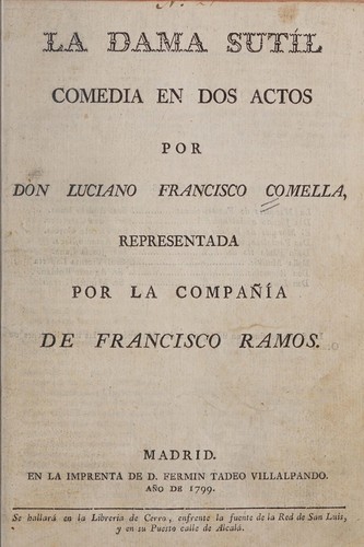 Cover for La dama sutíl