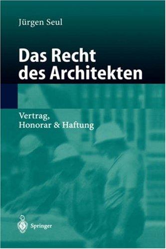 Cover for Das Recht des Architekten