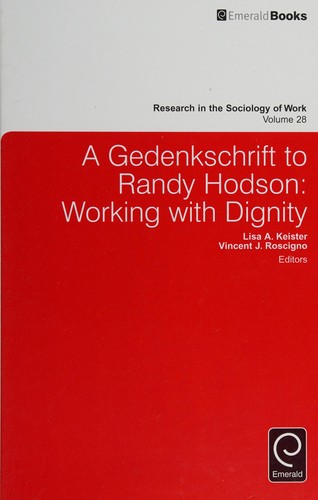 Cover for Gedenkschrift to Randy Hodson