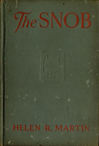 Cover for The snob