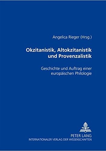 Cover for Okzitanistik, Altokzitanistik und Provenzalistik