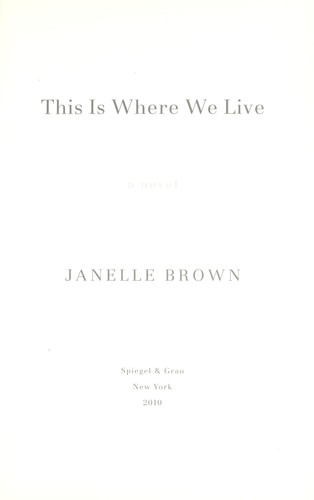 Cover for This is where we live
