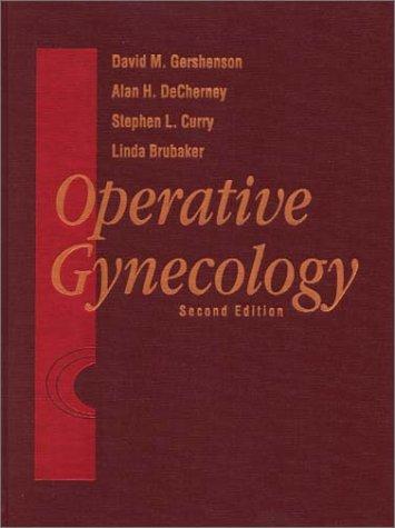 Cover for Operative Gynecology
