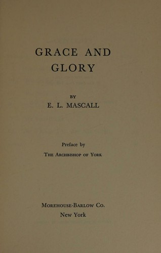 Cover for Grace and glory