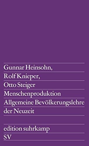 Cover for Menschenproduktion