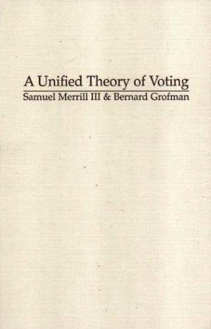 Cover for A Unified Theory of Voting