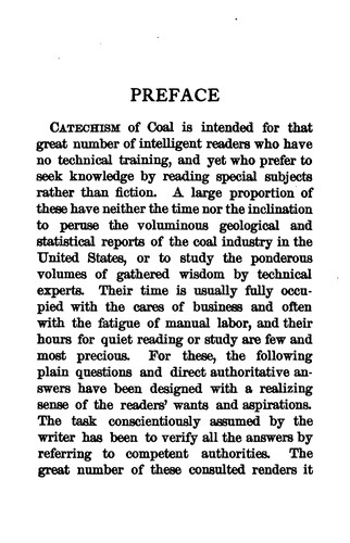 Cover for Coal Catechism