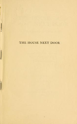 Cover for The house next door