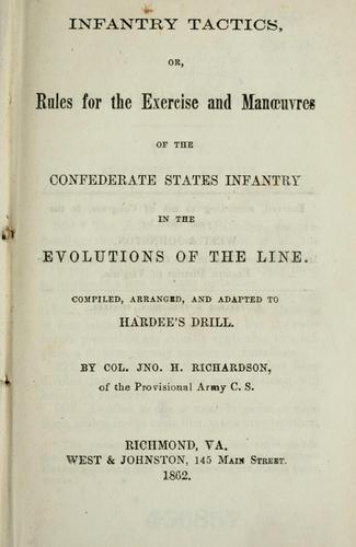 Cover for Infantry Tactics