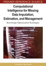 Cover for Computational intelligence for missing data imputation, estimation and management