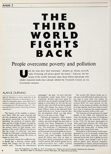 Cover for Third World 88/89 (Annual Edition Series)