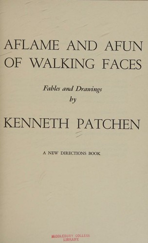 Cover for Aflame and afun of walking faces