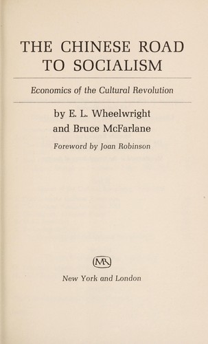 Cover for The Chinese road to socialism