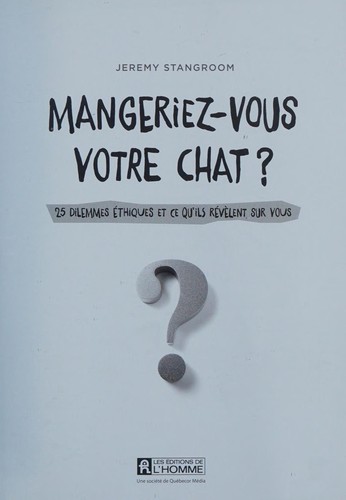 Cover for Mangeriez-Vous Votre Chat?