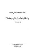 Cover for Bibliographie Ludwig Harig (1950-2001)