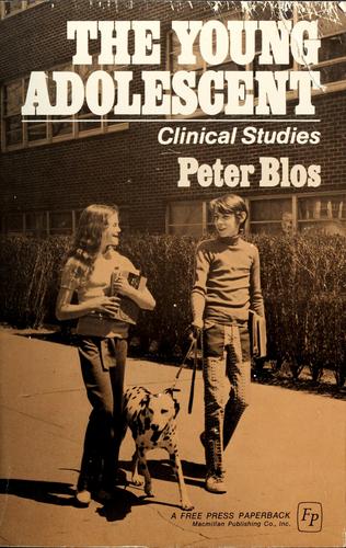 Cover for The young adolescent