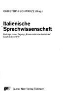 Cover for Italienische Sprachwissenschaft