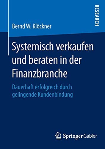 Cover for Systemisch verkaufen und beraten in der Finanzbranche