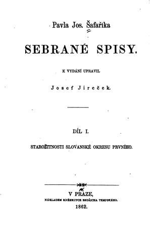 Cover for Sebrane{softsign} spisy