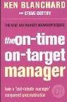 Cover for The On-time, On-target Manager (One Minute Manager)