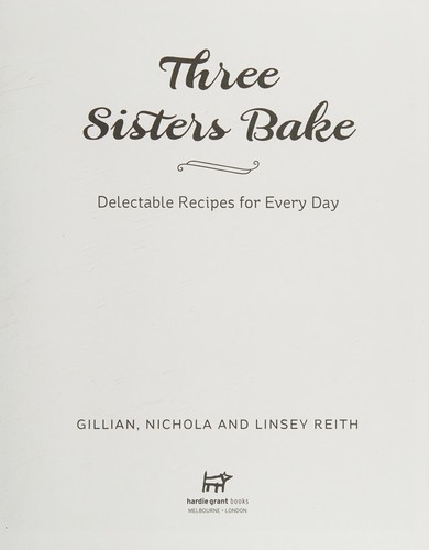 Cover for Three Sisters Bake