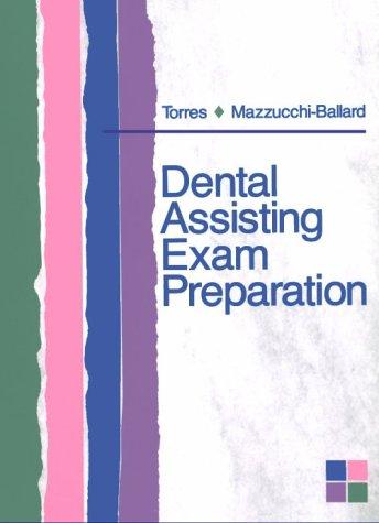 Cover for Dental assisting exam preparation