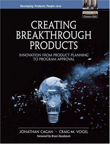 Cover for Creating Breakthrough Products