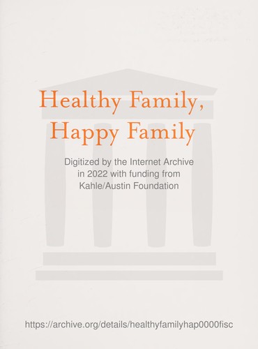 Cover for Healthy Family, Happy Family