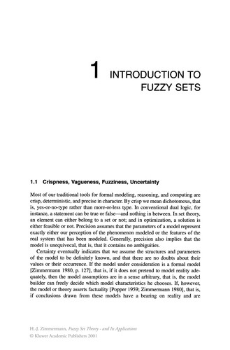 Cover for Fuzzy Set Theory--and Its Applications