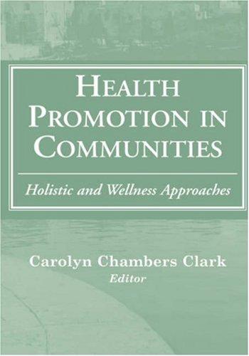 Cover for Health Promotion in Communities