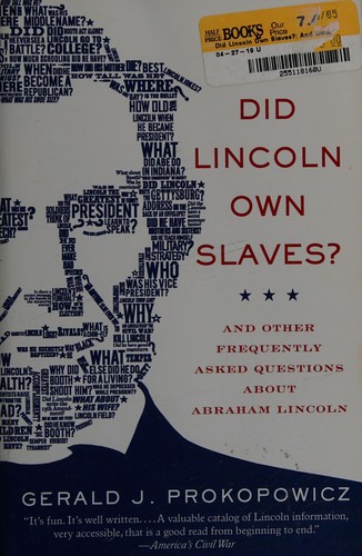 Cover for Did Lincoln own slaves?