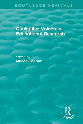 Cover for Qualitative Voices in Educational Research