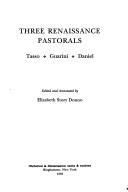Cover for Three Renaissance Pastorals