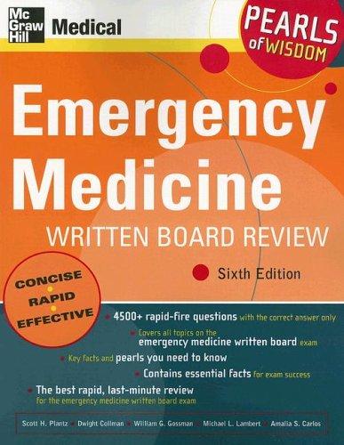 Cover for Emergency Medicine Written Board Review (Pearls of Wisdom)