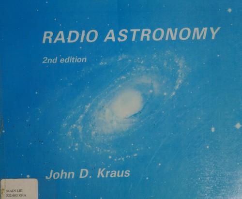 Cover for Radio astronomy