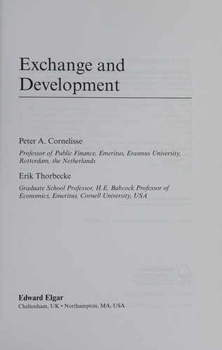 Cover for Exchange and development