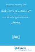 Cover for Highlights of Astronomy, Volume 3