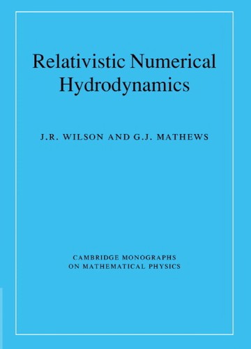 Cover for RELATIVISTIC NUMERICAL HYDRODYNAMICS.