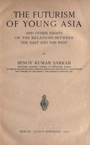 Cover for The futurism of young Asia