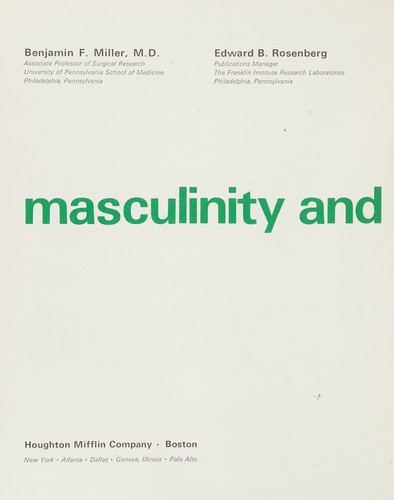 Cover for Masculinity and femininity