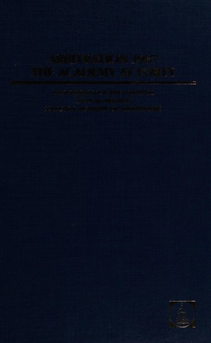 Cover for Arbitration, 1987: The Academy at Forty 