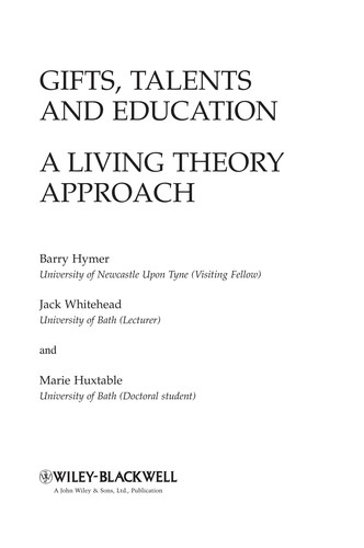 Cover for Gifts, talents and education