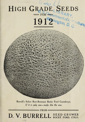 Cover for High grade seeds for 1912