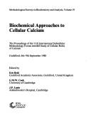 Cover for Biochemical approaches to cellular calcium