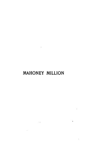 Cover for The Mahoney Million